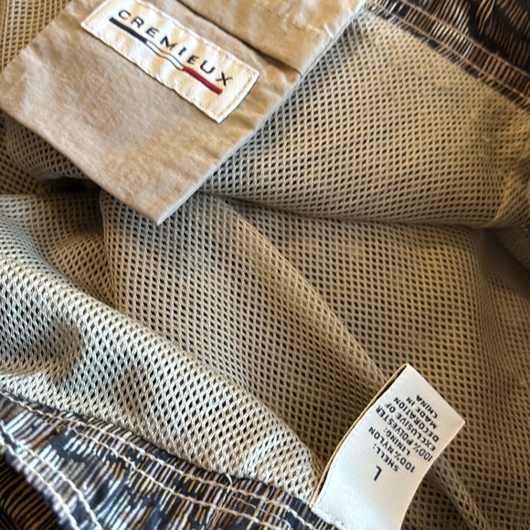 VTG Cremieux Patterned Gray, BlackBrown Surf Shorts, LG. Excellent condition. - Picture 7 of 8